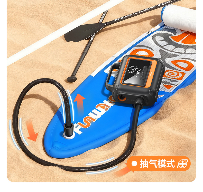 Buwei PT213 Car Emergency Jump Starter Power Bank with Air Compressor, Multi-Function, Portable for Inflating Paddle Boards and Lighting