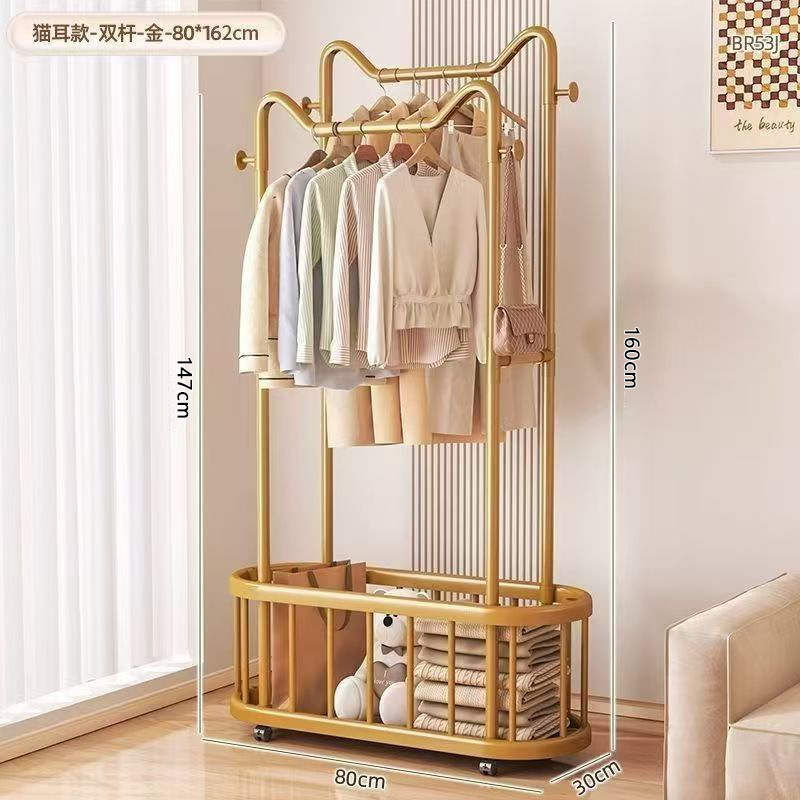 percha de ropa percha de sombrero de piso simple pequeño estante de ropa interior percha de ropa percha