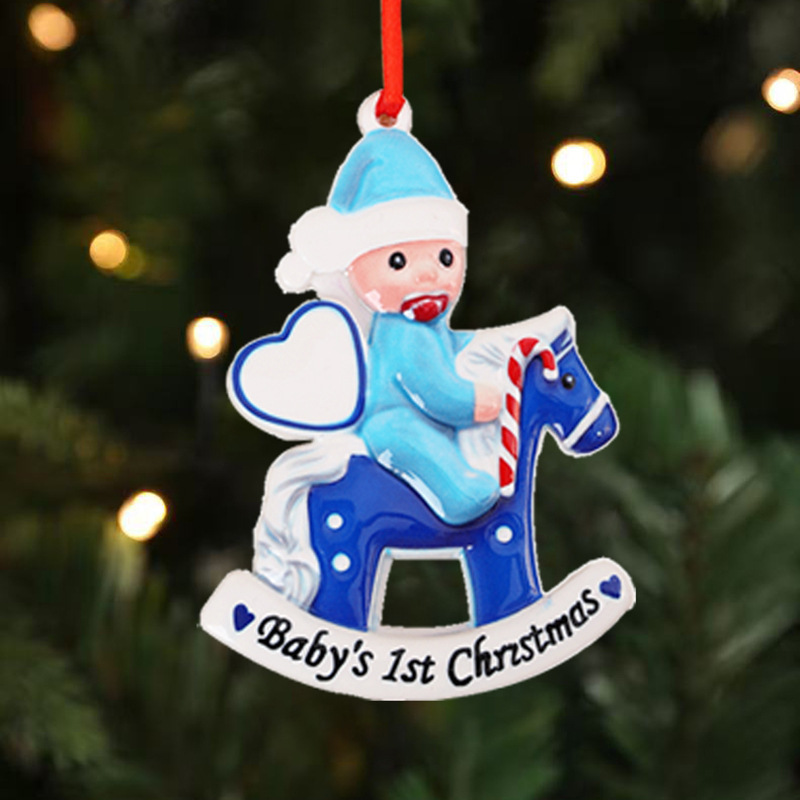 2022年アルファベットdiyクリスマスペンダントサンタクロースクロスボーダー樹脂マスク雪だるまクリスマスツリーペンダント|undefined
