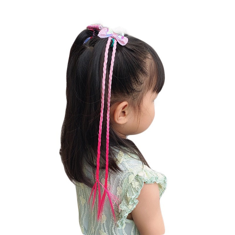 Girl's Cute Sweet Bow Knot High Temperature Wire Sequins Hair Clip display picture 6