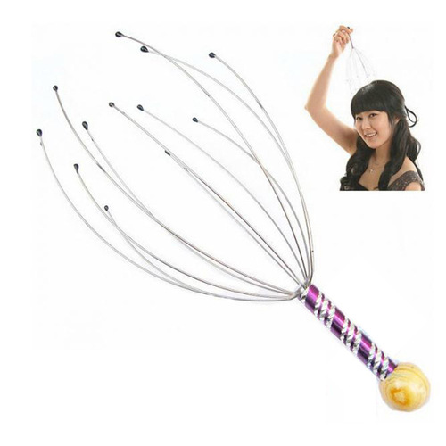 Octopus head scratching massager ball massage claw five-claw scratching head massage scalp soul extractor artifact