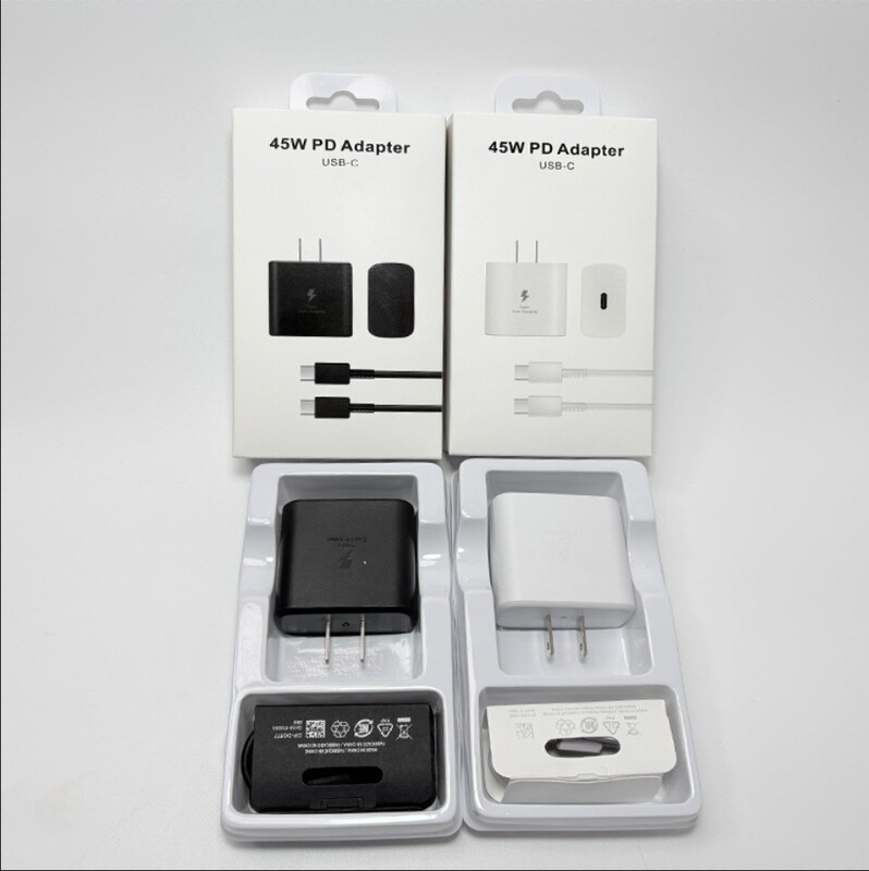 Cross-border application of Samsung PD25W fast charging head US European 45W British charger suit S22 super flash charging