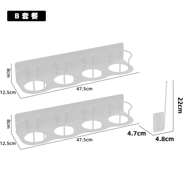 第9世代 スタンレー 穴あけ不要 冷蔵庫用マグカップホルダー 水筒収納ラック|undefined