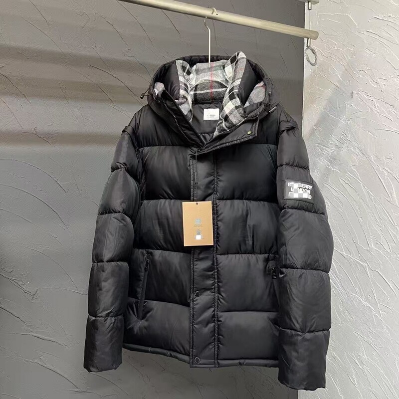 巴家羽绒服情侣同款可拆卸领袖一件两用冬装加厚连帽外套酷寒保暖|undefined
