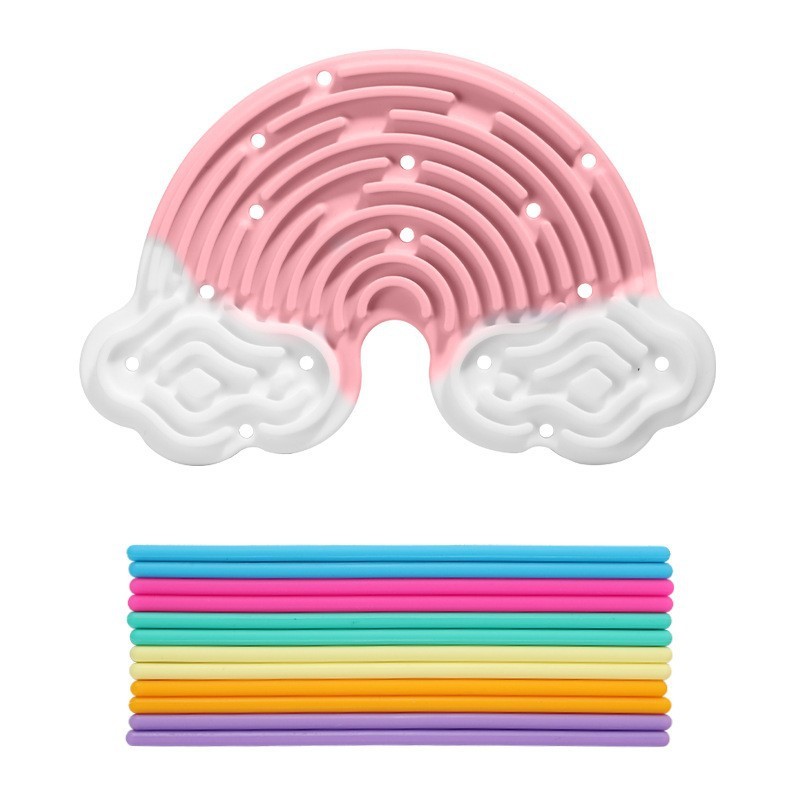 跨境爆款Fidget Toys感官活动板益智解减压焦虑训练硅胶感官玩具|undefined