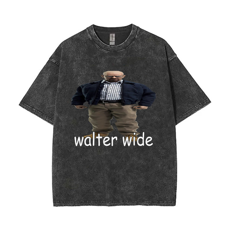 Walter Heisenberg from the Classic Tv Show Breaking Bad Has a Wide, Funny Expression in the T-Shirt Graphic, and It's Best Called "Walter." Walter Heisenberg from the Classic Tv Show Breaking Bad Has a Wide, Funny Expression in the T-Shirt Graphic, and It's Best Called "Walter."