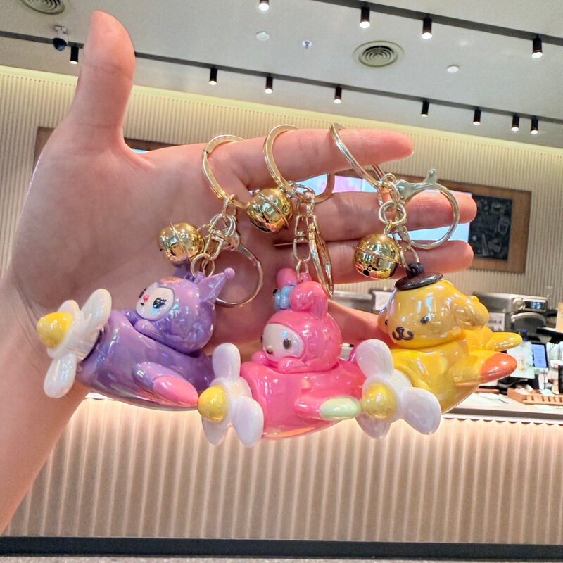 Sanrio Electroplated Airplane Cartoon DIY Cream Glue Accessories Hair Tie Car Ornament Keychain Resin Pendant Sanrio Electroplated Airplane Cartoon DIY Cream Glue Accessories Hair Tie Car Ornament Keychain Resin Pendant