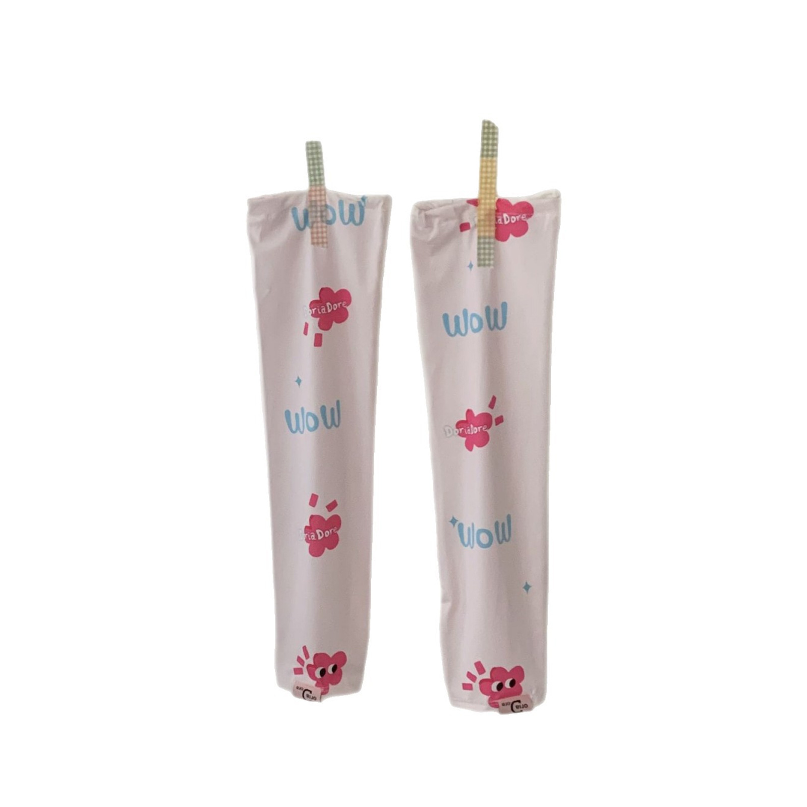 Manga de protección solar de seda de hielo para mujer verano nuevo estilo suelto anti-ultravioleta de dibujos animados lindo de alto valor manga de protección solar de manga de hielo