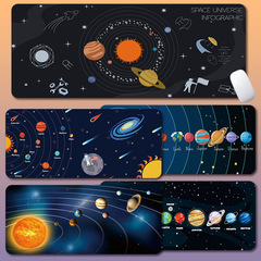 Planet Mouse Pad Large Astronaut Creative Universe Space Keyboard Pad E-Sports Large Desk Pad Factory Wholesale