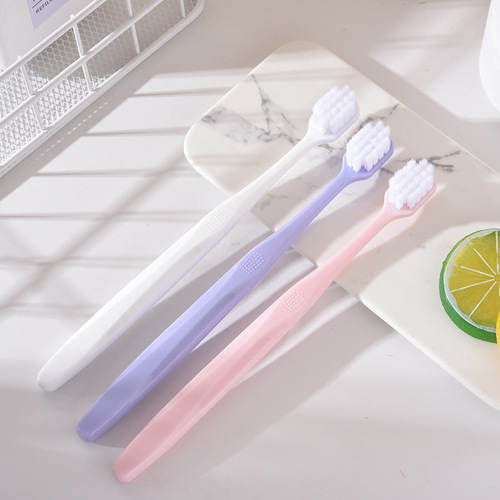 Supermarket Hot Selling New Couple Soft Wide Head Toothbrush for Men and Women Students Chain Store Premium Toothbrush Wholesale