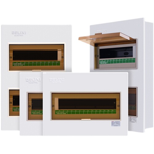 Delixi distribution box PZ30 strong electric wiring box household exposed and concealed indoor air switch box empty box