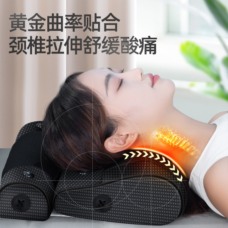 肩口多機能マッサージ器電動ホットパッド背中マッサージ枕ウエストエアバッグ手動スマートマッサージクッション|undefined