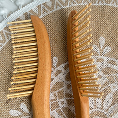 插齒梳扁梳子批發美發順發頭部按摩個人護理髮高檔櫸木大齒梳