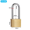 Factory direct sales thick pure bronze long beam hanging lock waterproof waterproof anti -theft outdoor power hanging lock open