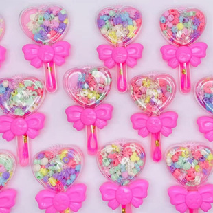 Handmade diy bracelet beaded children's toy creative cute amblyopia correction plastic girl beads