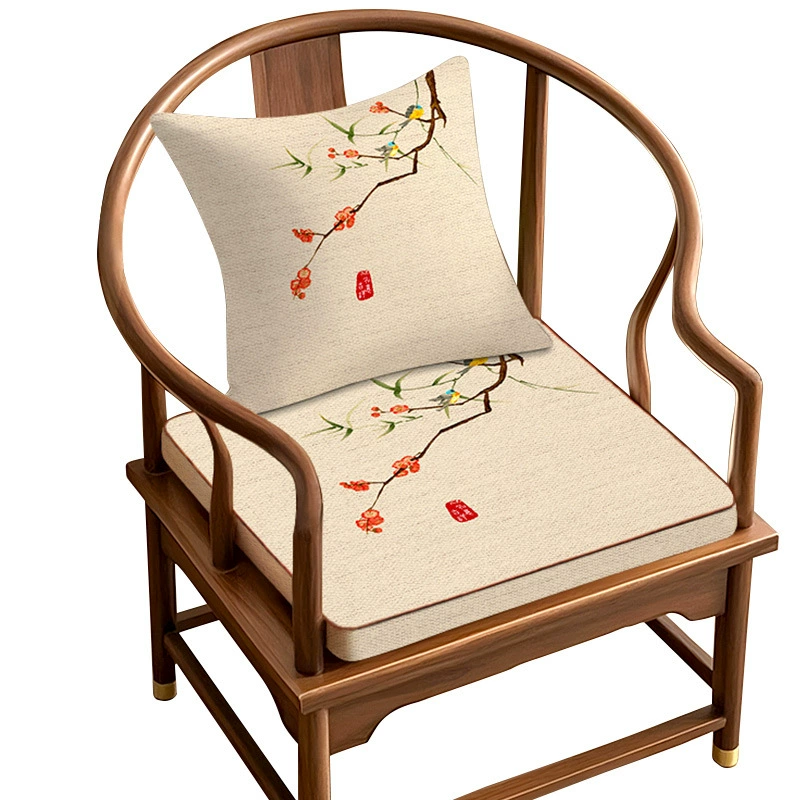 Диванная подушка из sponge в китайском стилеoak mahogany массив, чайный столик, подушка для стула, стул Taishi, круглая подушка для стула, официальный головной убор