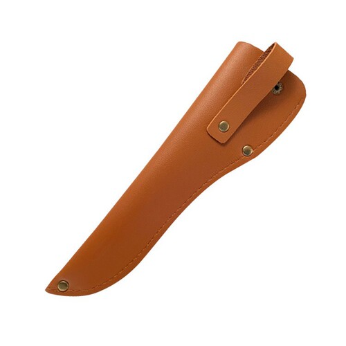 PU Sheath Knife Bone Saw Protection Case Portable Outdoor Sheath Butcher Splitting Knife Universal Simulation Leather