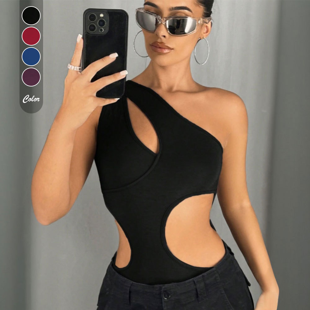 Cross-border European and American style irregular design trendy jumpsuit 2026 Spring/Summer new AliExpress women's tapered pants