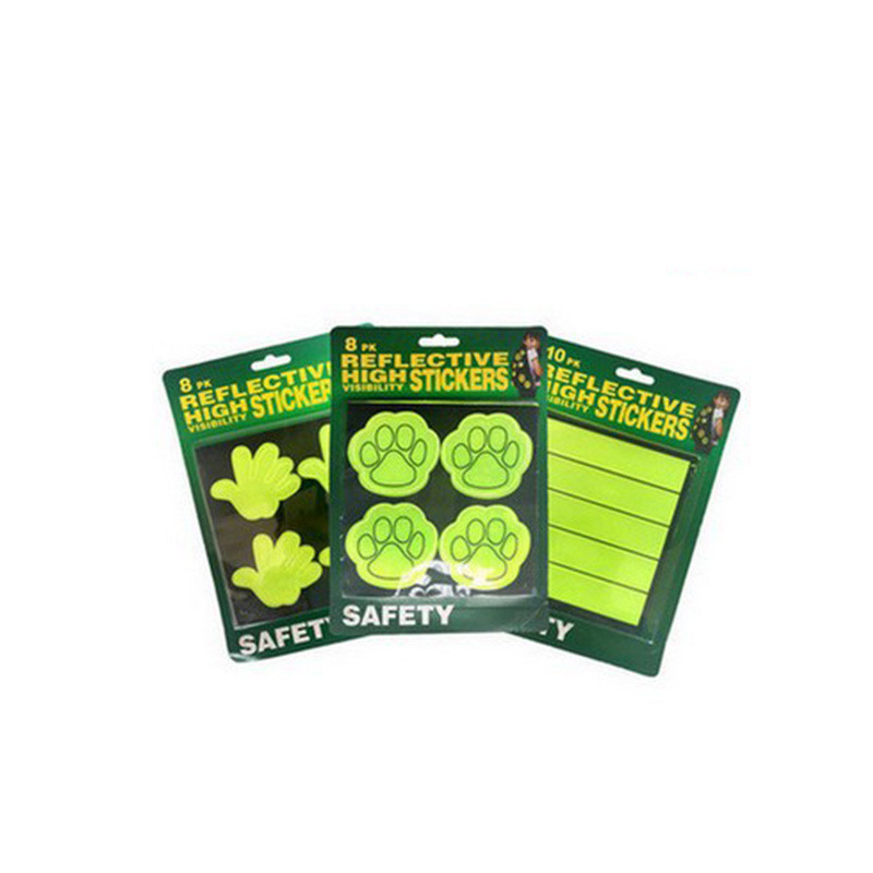 Mochila de ciclismo Linda serie multiusos parche reflectante cara sonriente pegatina adhesiva súper reflectante