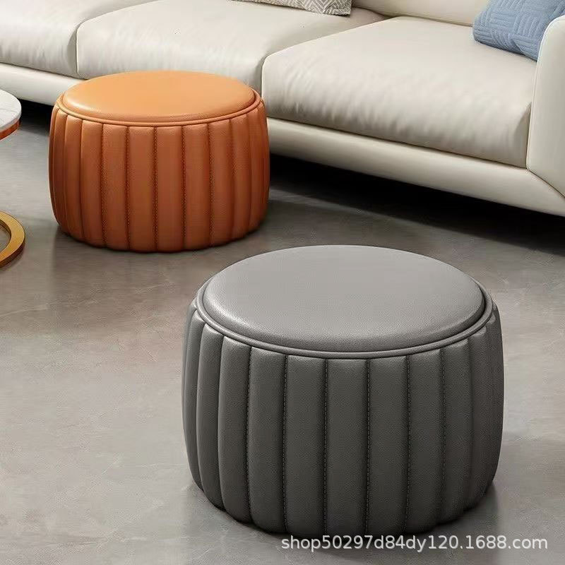 小凳子家用矮凳南瓜凳简约小板凳客厅换鞋凳墩子沙发茶几凳垫脚凳