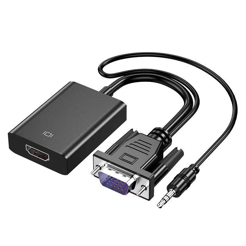 VGA to HDMI コンバーター コンピューター テレビ プロジェクター アダプター ケーブル 無酸素銅コア モニター|undefined