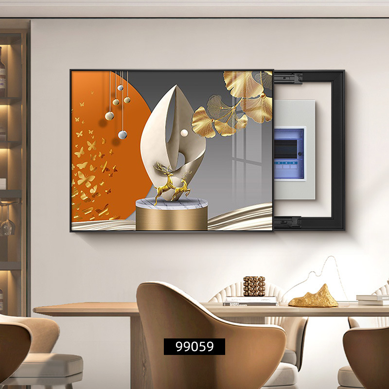 一件代发电表箱装饰画2025新款配电箱挂画免打孔电闸箱开关遮挡|undefined