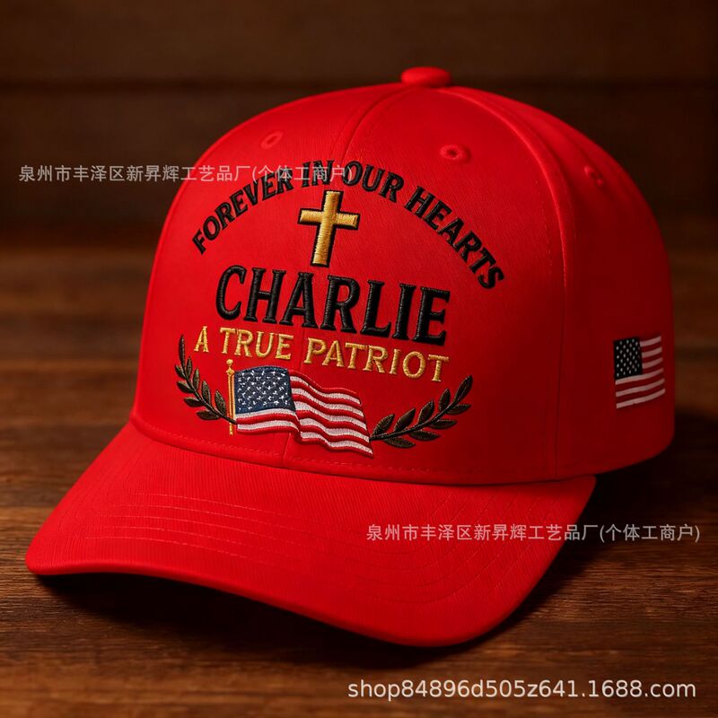 跨境亚马逊Charie Kirk Memorial cap棒球帽|undefined