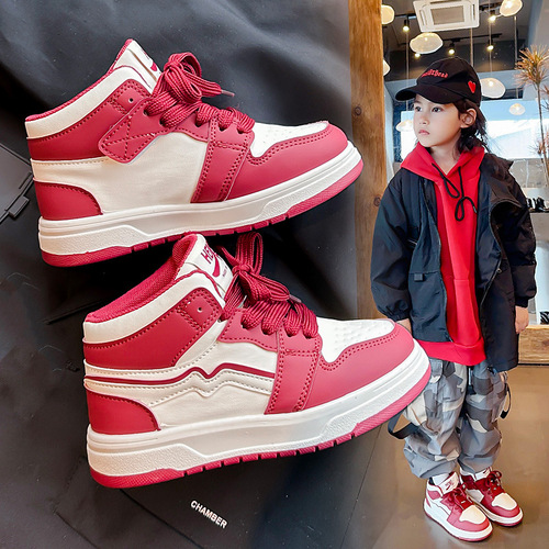 Children's sneakers new style  autumn comfortable white shoes for boys and girls, fashionable sports shoes, running shoes, children's shoes