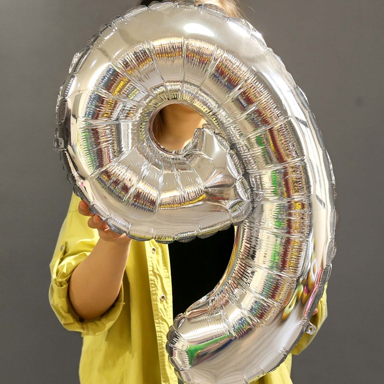 Globos digitales de papel de aluminio para decoraciones de cumpleaños, color dorado, para fiestas infantiles de jardín de infancia, primer cumpleaños y bodas._voghion.com
