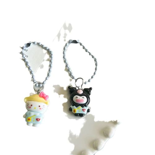 594 Super Q Kindergarten Sanrio Keychain School Bag Pendant Little Red Book Same Cartoon Cute Girlfriend Gift