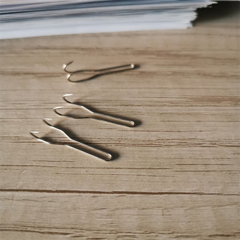 医用钢丝折弯   镍钛缝合针 304不锈钢伤口勾针 注塑手柄