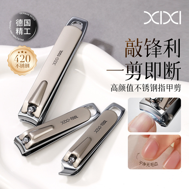 Xixi Manicure Tools Single-Pack Nail Clippers Large Nail Clippers Single-Sided Slanted Nail Clipper Set Home Portable Model Xixi Manicure Tools Single-Pack Nail Clippers Large Nail Clippers Single-Sided Slanted Nail Clipper Set Home Portable Model