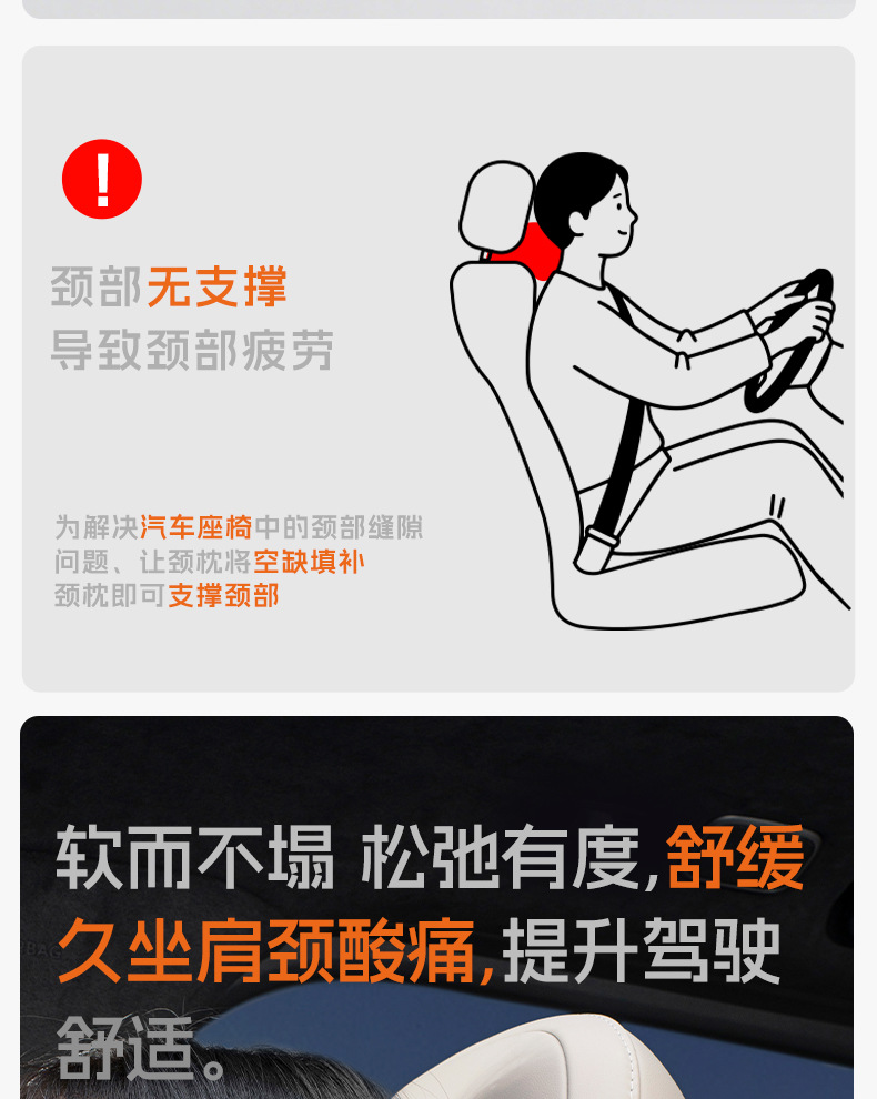 Suitable for Leapmotor C10/C11/C16/C01/B10/B01 Headrest and Lumbar Support Car Interior Accessories Lumbar Support Neck Pillow