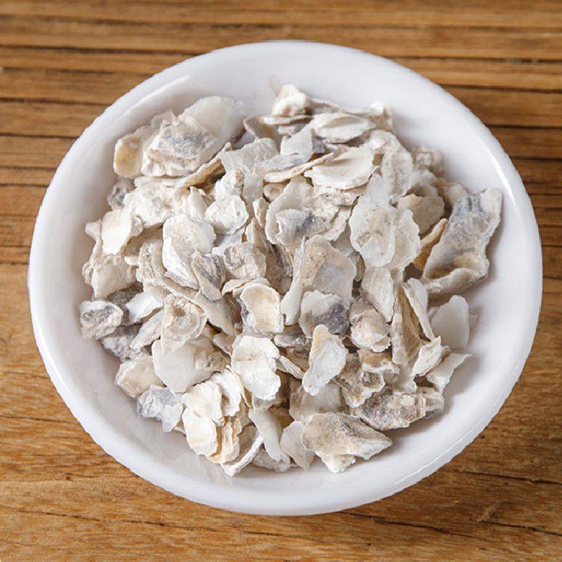 Dried Oyster Shell Pieces 500g Mu Li Seafood Herb for Traditional Decoctions and Soups quality and texture