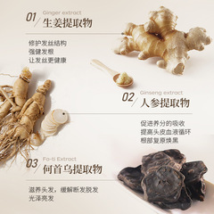 麗泉特薑汁何首烏防脫育發洗髮水滋養修護去屑止癢洗髮露發素批發