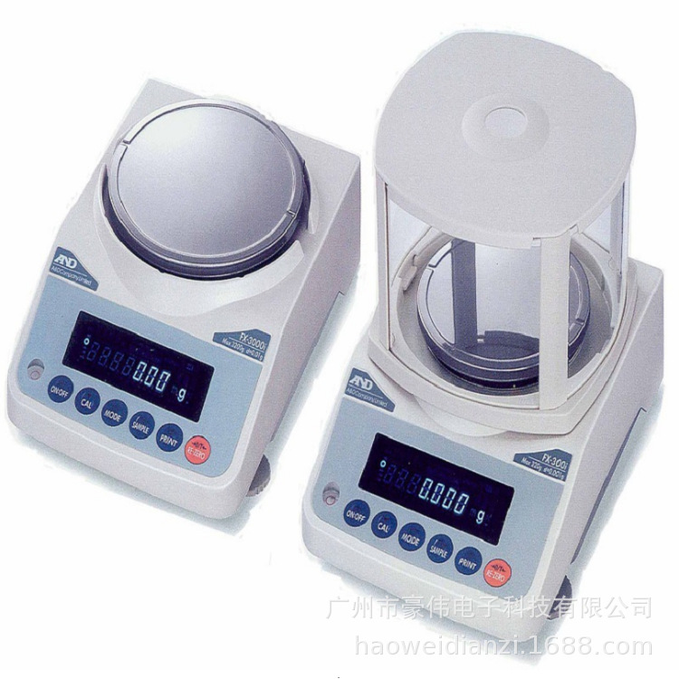 原装AND精密天平FX-3000i 百分之一克10mg电子秤广东代理