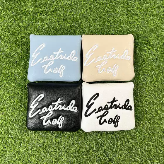 Eastside Golf Golf Cart Cover Pattern Letter Putter Swing Little Man Flightway Wooden Protective Hat Cover