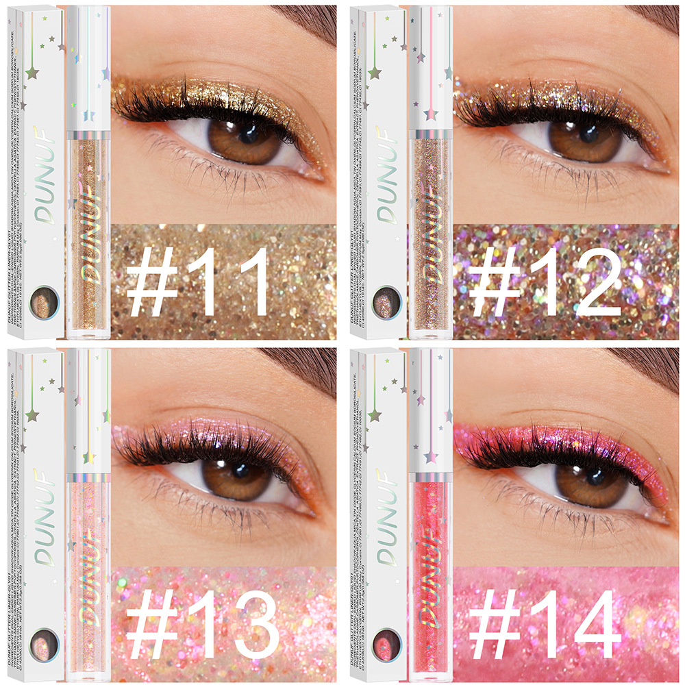 Check out DUNuf 18-color Gold Onion Powder eyeliner Liquid! Link Disclaimer - For Foreign trade only undefined