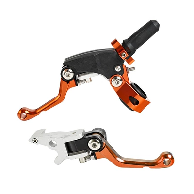 Motorcycle Handle Cover Handle Clutch Handle Hengjian - cqr-clutch-brake-lever-set-orange
