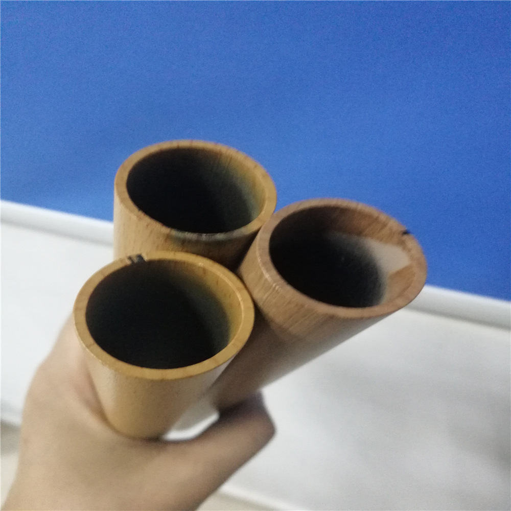 天花吊顶装饰木纹铝合金圆管型材 铝圆管订制深加工表面木纹