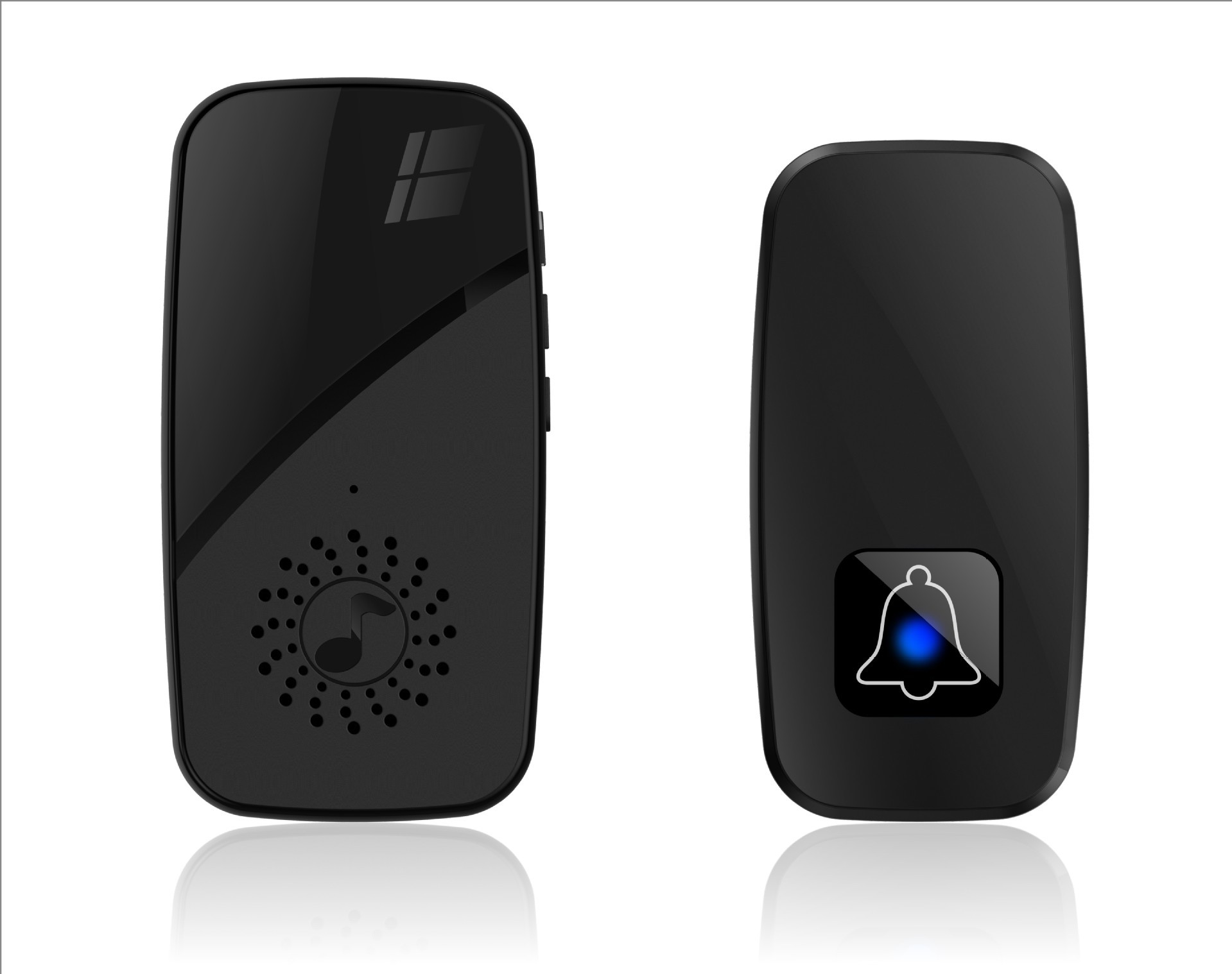 Anti-Theft Doorbell Adjustable Volume Elderly Ding Dong Call Device Wireless Multiple Tune Selection Smart Home Door_voghion.com