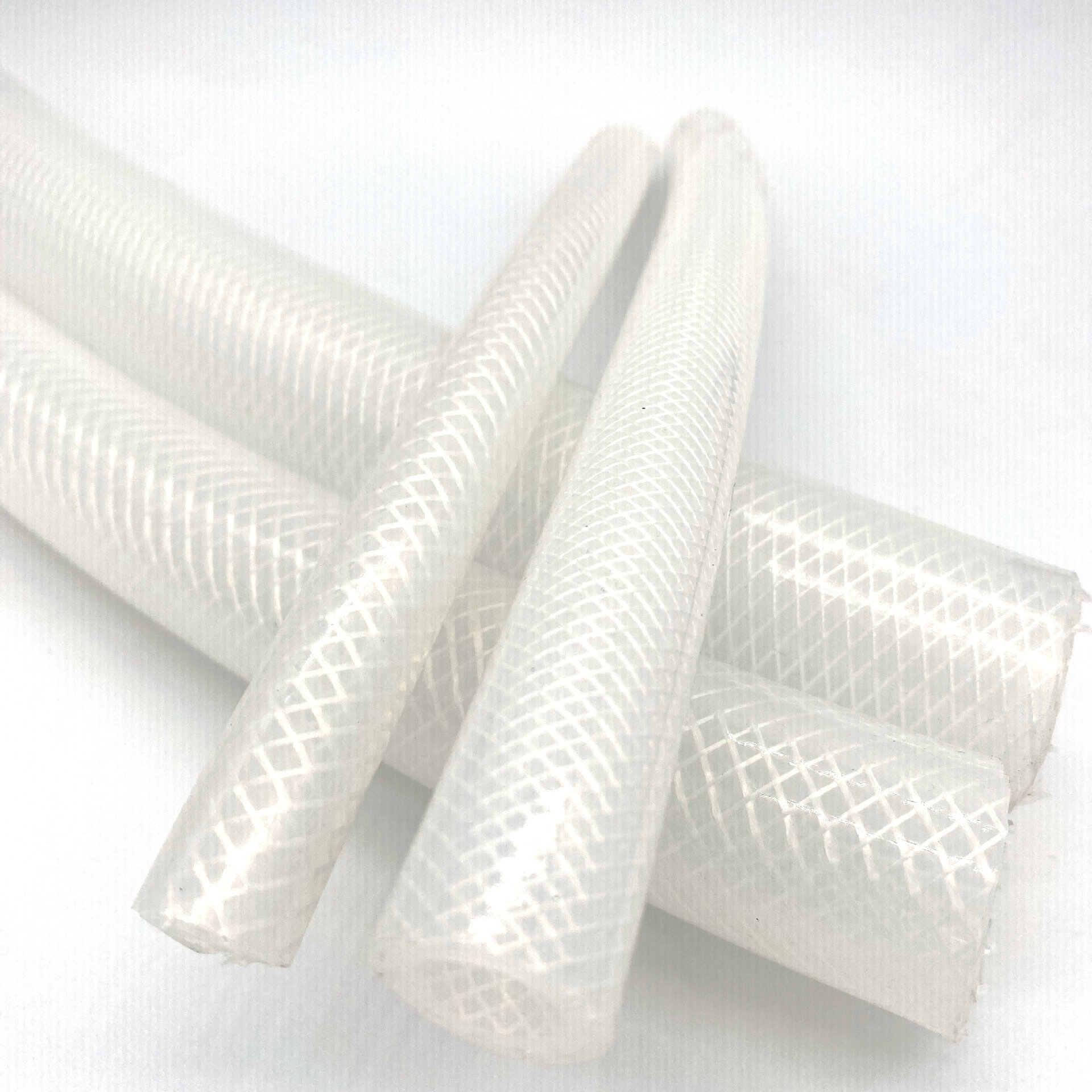 厂家高透明编织硅胶管无气味食品级夹纱硅胶管高压网管硅橡胶医用