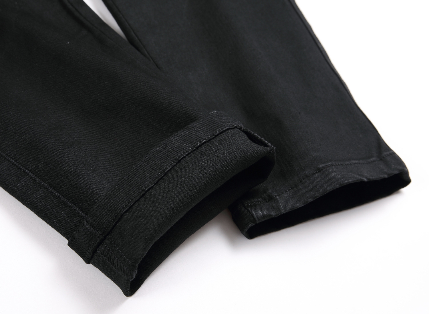 Style européen haute élasticité hommes jean vêtements de travail Denim pantalon multi-poches coupe ajustée mode jean chaud pantalon_voghion.com