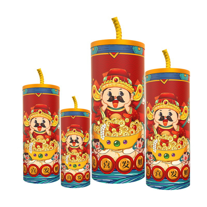 2023 Año Nuevo cañón saludo conejo Festival de Primavera Decoraciones del día de Año Nuevo Centro Comercial tienda Escuela Decoración escena diseño