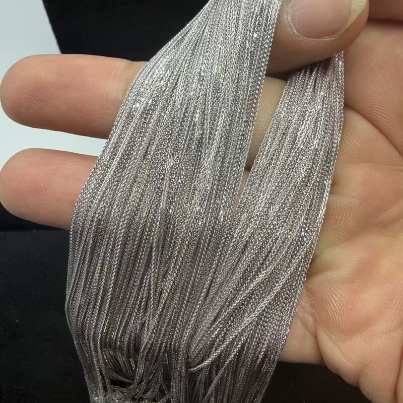 S925 Sterling Silver Gold-Plated Chopard Chain 45cm Fully Adjustable Factory Direct Sale Handmade Silver Wire Accessory Necklace S925 Sterling Silver Gold-Plated Chopard Chain 45cm Fully Adjustable Factory Direct Sale Handmade Silver Wire Accessory Necklace