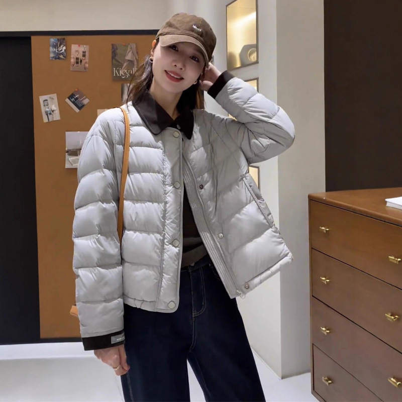 White Duck down Lightweight down Jacket Women's Short Winter 2025 New High-End Style Loose Small Jacket