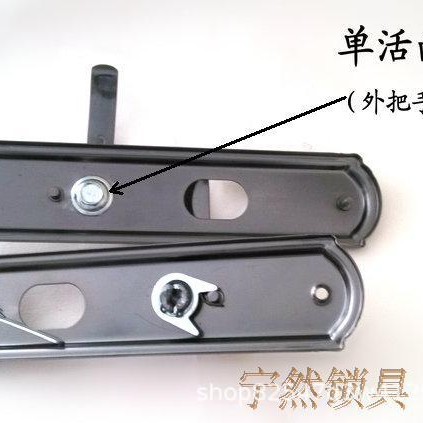 Venta al por mayor manija de la puerta antirrobo manija de la puerta de oro negro manija de la cerradura puerta opuesta sala de alquiler manija 235 agujero espaciamiento