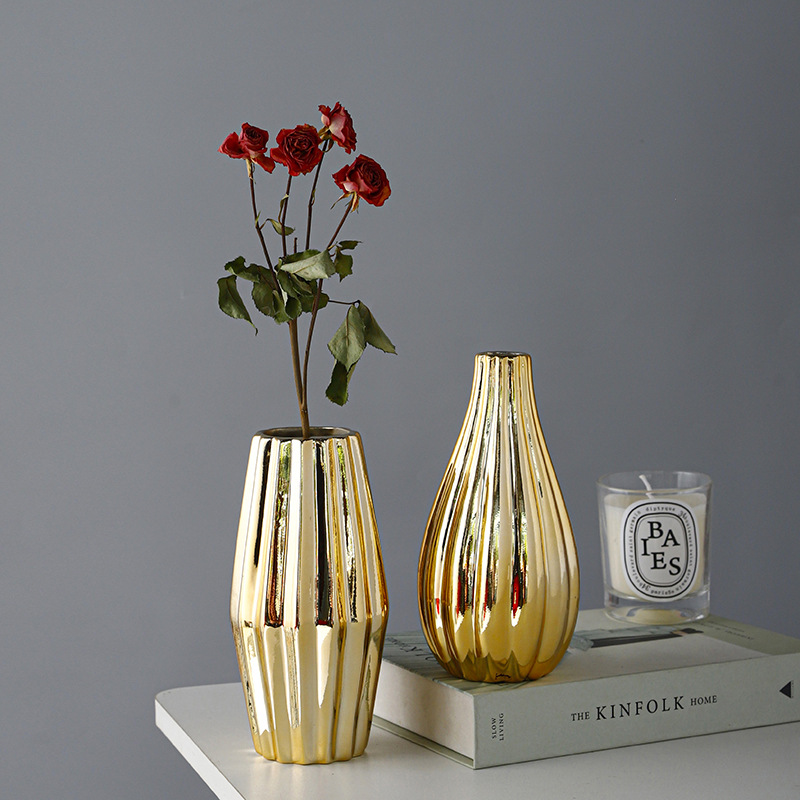 Nordic inswind vasijas de cerámica vintage vasijas creativas galvanizadas decoración del hogar vasijas hidropónicas ornamentos arreglos florales