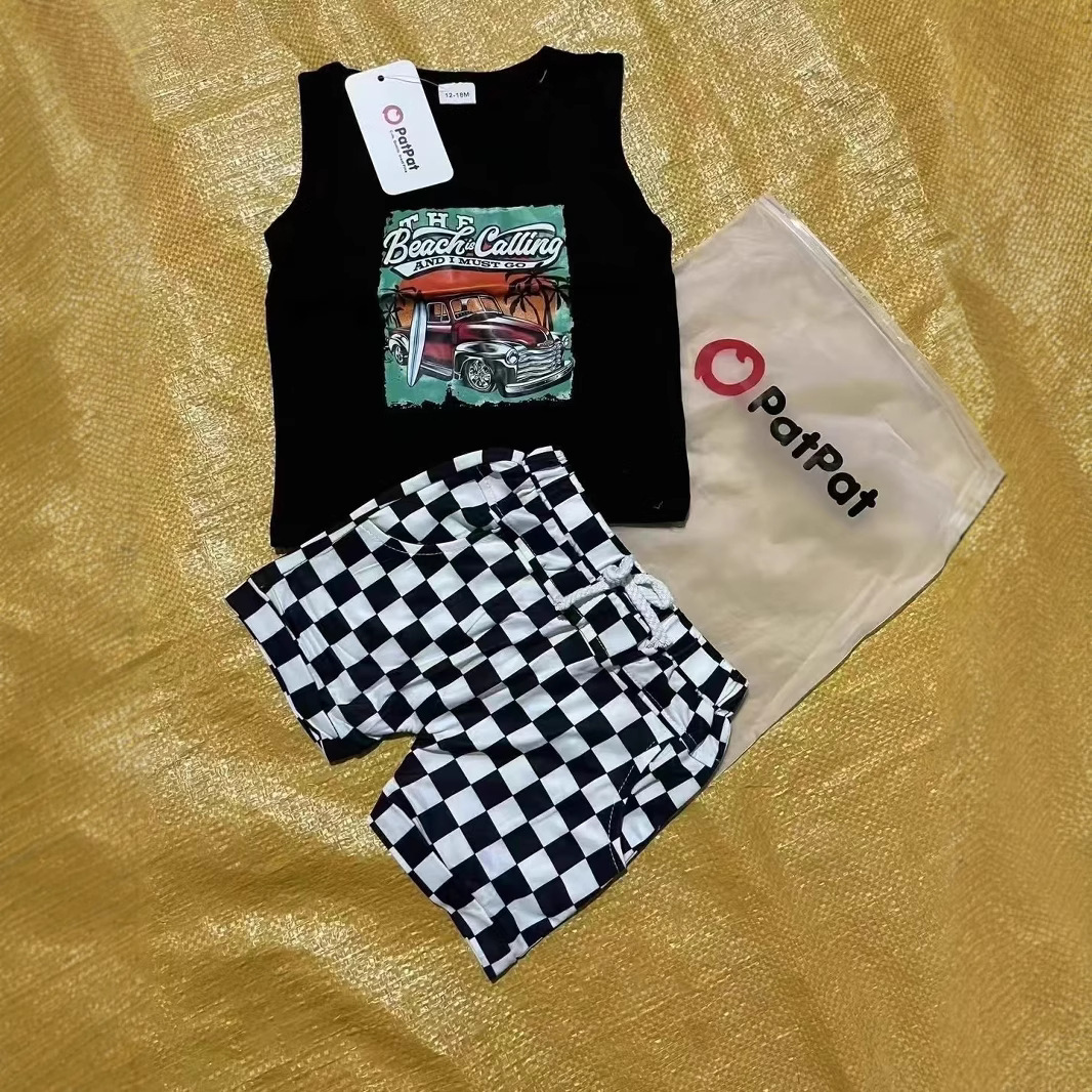 Patpat sets marcas de comercio exterior ropa infantil estilo mezcla de ropa al por mayor sets de niños Patpat transfronterizos