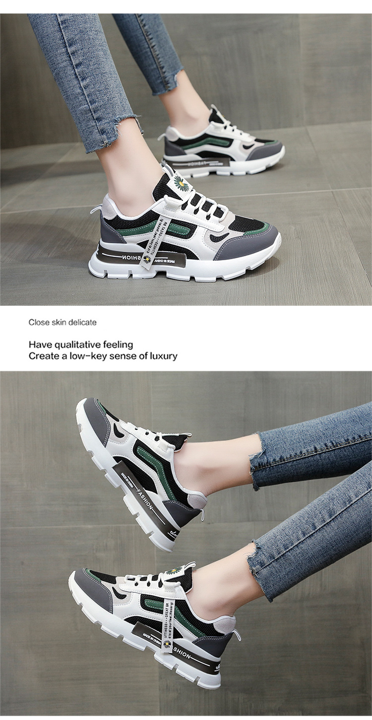 color matching breathable mesh sneakers wholesale women s clothing Nihaostyles NSSC68375